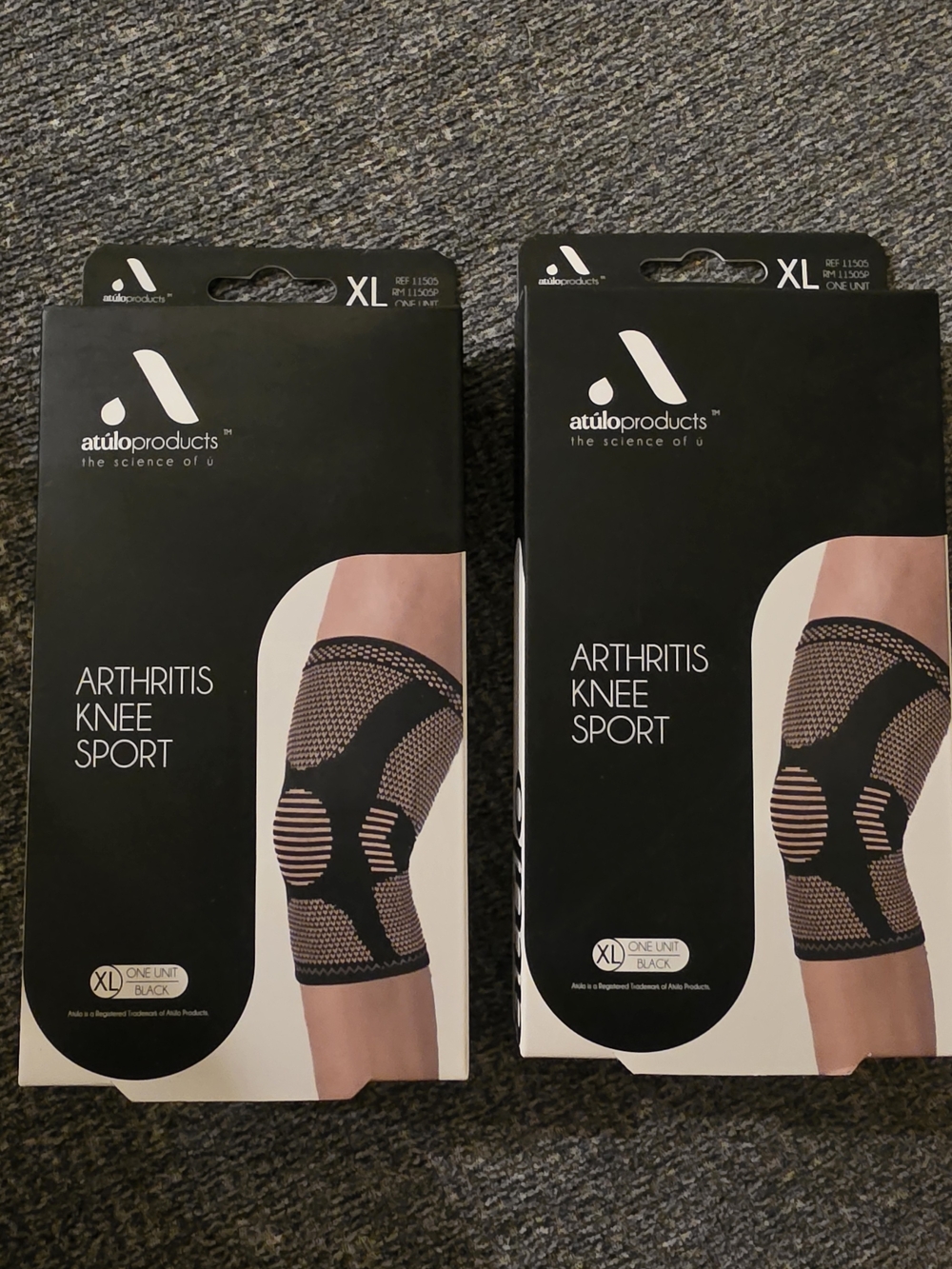 Arthritis Knee Sport Support Sleeve - Black (XL)